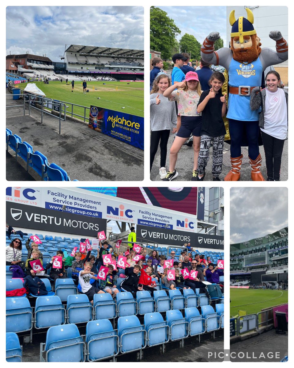 KS2 having a ‘ball’ watching the T20 Vitality blast at Headingley! Luckily the weather held out and we all had a lovely time 🏏
<a href="/YorkshireCCC/">Yorkshire CCC</a> <a href="/eboractrust/">Ebor Academy Trust</a> #TockPE