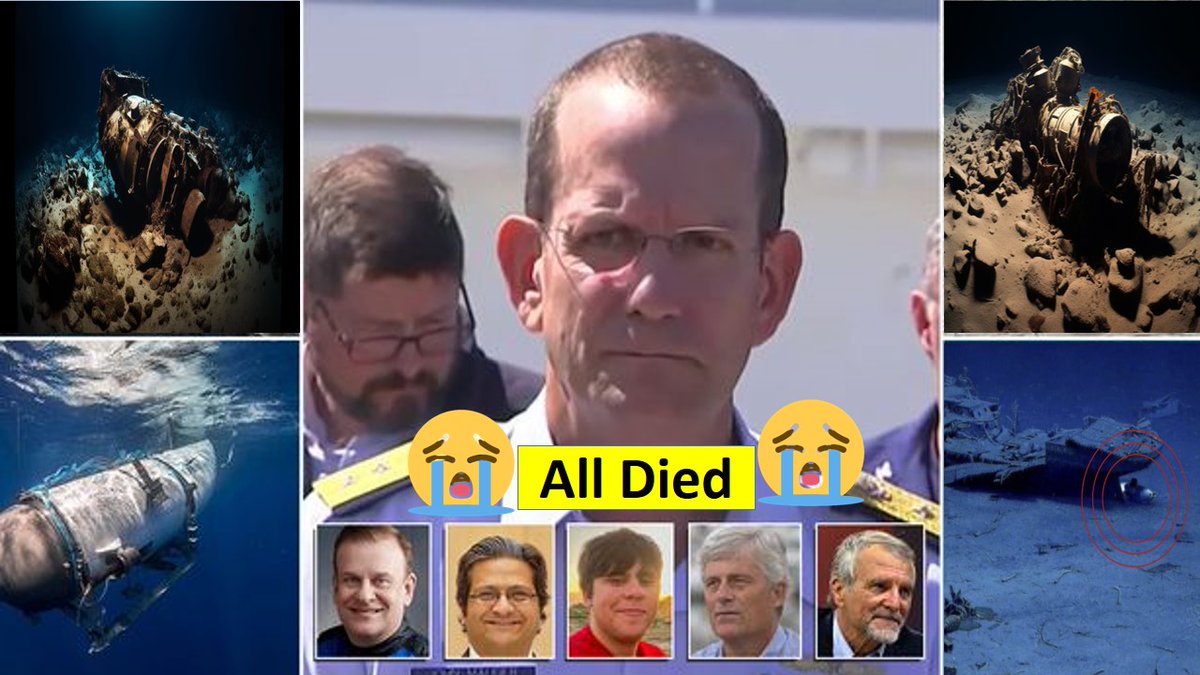 memes2497796551's tweet photo. The U.S. Coast Guard confirmed that, sadly, all five passengers are believed to be dead.
#Titan #sousmarin #Titanic #submarinemissing #TitanicRescue https://t.co/mlekP4Tclk