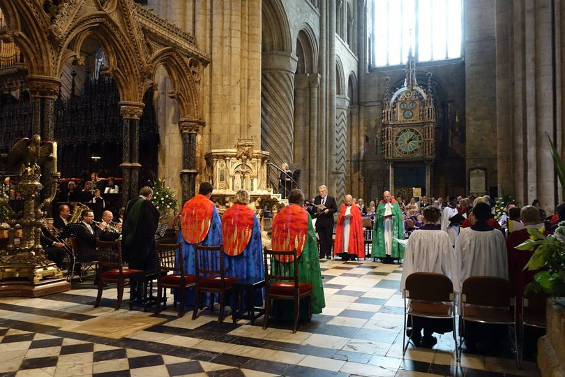 PBishopsBrass's tweet photo. Another pic from 2016 @durhamcathedral #ServiceOfThanksgiving for the #ChoristerSchool's 600th Anniversary celebration!
(We're not tiny, we're just far away!) https://t.co/6YlyyfSggq