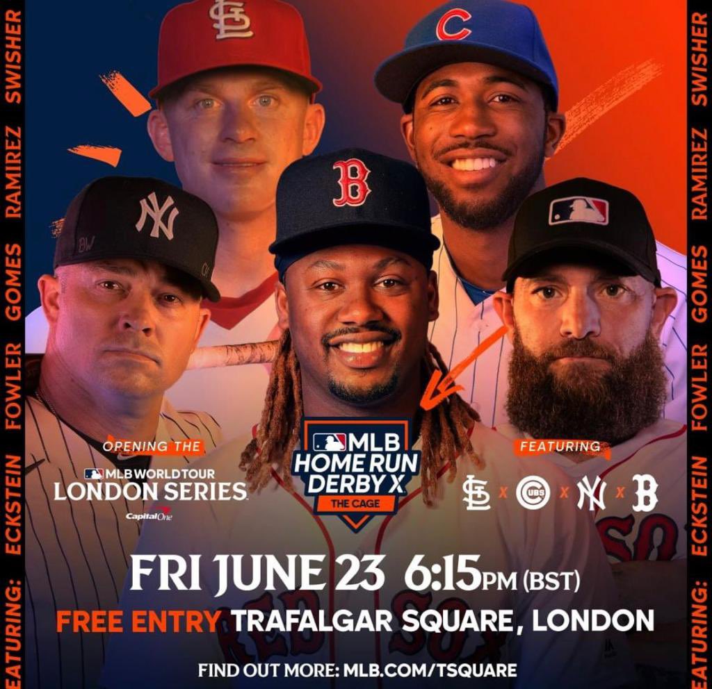 Hello London, nice to meet you😎🏴󠁧󠁢󠁥󠁮󠁧󠁿 🇬🇧⚾️ #LondonSeries ⚾️ #HomeRunDerbyX 🔥#ElTrece13🇩🇴
