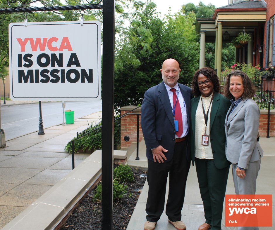 Thank you <a href="/PADCEDnews/">PA Department of Community & Economic Development</a>‘ Deputy Secretary, Richard Vilello and Executive Assistant, Evelyn Chianelli, <a href="/YCEAPA/">YCEA</a> and <a href="/Downtownyorkpa/">Downtown York</a> for visiting us and learning more about our impact in York to eliminate racism and empower women.