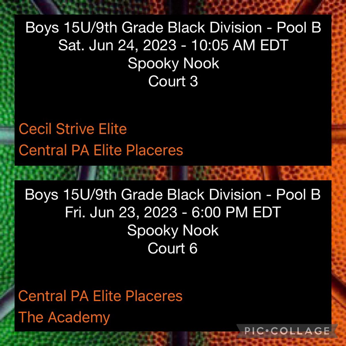 Catch us at @nooksports this weekend playing in @Premier1Events @agame_hoops “East Coast Nationals”! #beCPElite #FamilyOnThree #TrustTheProcess @CoachPlaceres21 @rhughes567 @CentralPAElite