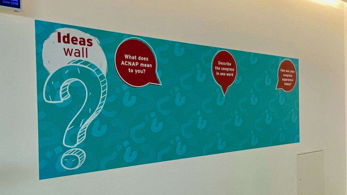 Passed the #ACNAP2023 #ideaswall this morning - and, for know, it’s blank!

Find it in the reception hall - and fill it with great ideas! 💡

Or, add your thoughts and ideas here - and fill Twitter with #ACNAPIdeas ⬇️⬇️⬇️