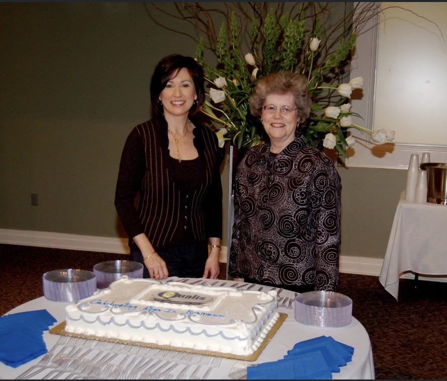 Join our journey through 30 Years of Memories over 30 Days - Day 14: Founders Elizabeth Morard and Mary Engel pictured here at 15th Anniversary Celebration held at Huntsville Museum of Art 
Cheers to 30 Years!
#qualiscorporation30thanniversary #cheersto30years #qualiscorporation