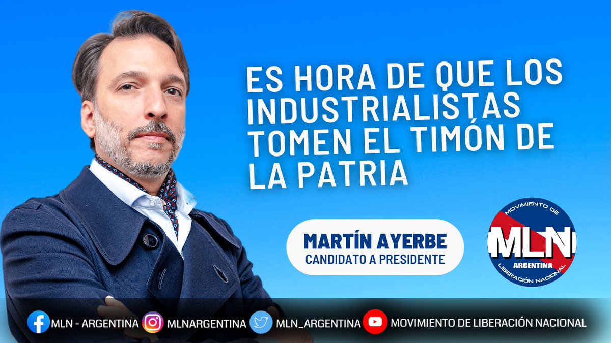 @TognettiDaniel ¿¿Para cuándo una nota en @SEHRadio a un verdadero industrialista como el candidato de las Empresas del Estado, el señor @Martin_Ayerbe, Tognetti??

🇦🇷#Ayerbe2023🇦🇷 #TrabajoArgentino