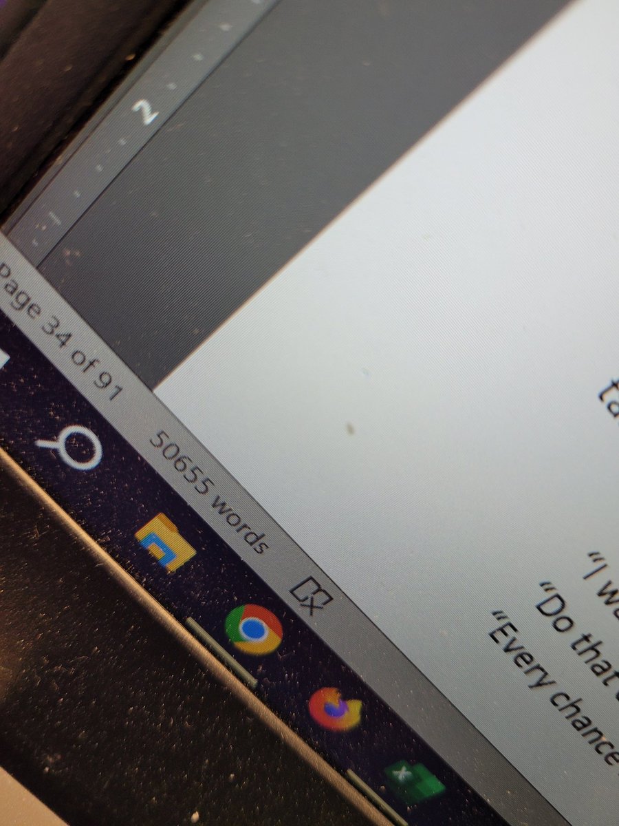 YOU GUYS! I crossed the 50K word count in my #novel today. Based on my outline, I might only have another 50K to go. #RookieWriter #Benchmark #WritersOfTwitter #WritingCommmunity