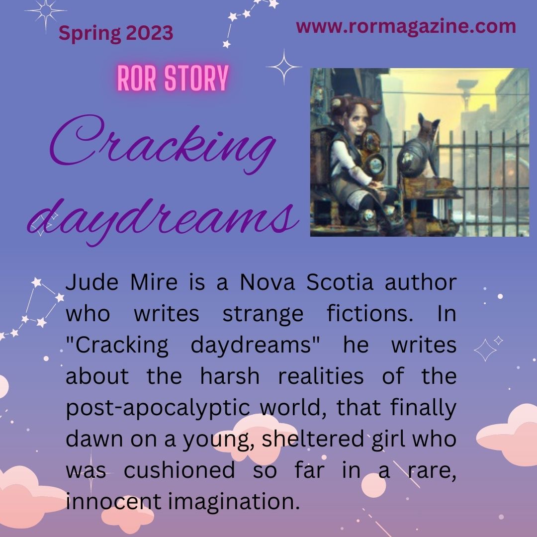 MagazineRor's tweet photo. https://t.co/JXHvXnBJxp

#crackingdaydreams #rormagazine #spring2023 #rorstory #judemire #novascotia #author #fictions #postapocalypticworld #imagination

https://t.co/5S4nFIPH70 https://t.co/7w97LNEUBu