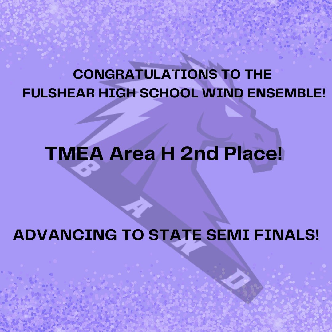 FulshearHSBand (@fulshearhsband) on Twitter photo CFHS ADVANCES TO STATE! The CFHS Wind Ensemble advanced out of Area to STATE! They finished 2nd out of the Houston Area! They are now among the top 25 5A bands in ALL of Texas! <a href="/Fulshear_HS/">Fulshear High School</a> <a href="/LeamanJH/">Leaman Junior High</a> <a href="/ChargerSchools/">Charger Nation</a> <a href="/LamarCISD/">Lamar CISD</a> @LamarConsPVA <a href="/DLJHChargerBand/">DLJHChargerBand</a> CFHS ADVANCES TO STATE! The CFHS Wind Ensemble advanced out of Area to STATE! They finished 2nd out of the Houston Area! They are now among the top 25 5A bands in ALL of Texas! <a href="/Fulshear_HS/">Fulshear High School</a> <a href="/LeamanJH/">Leaman Junior High</a> <a href="/ChargerSchools/">Charger Nation</a> <a href="/LamarCISD/">Lamar CISD</a> @LamarConsPVA <a href="/DLJHChargerBand/">DLJHChargerBand</a>