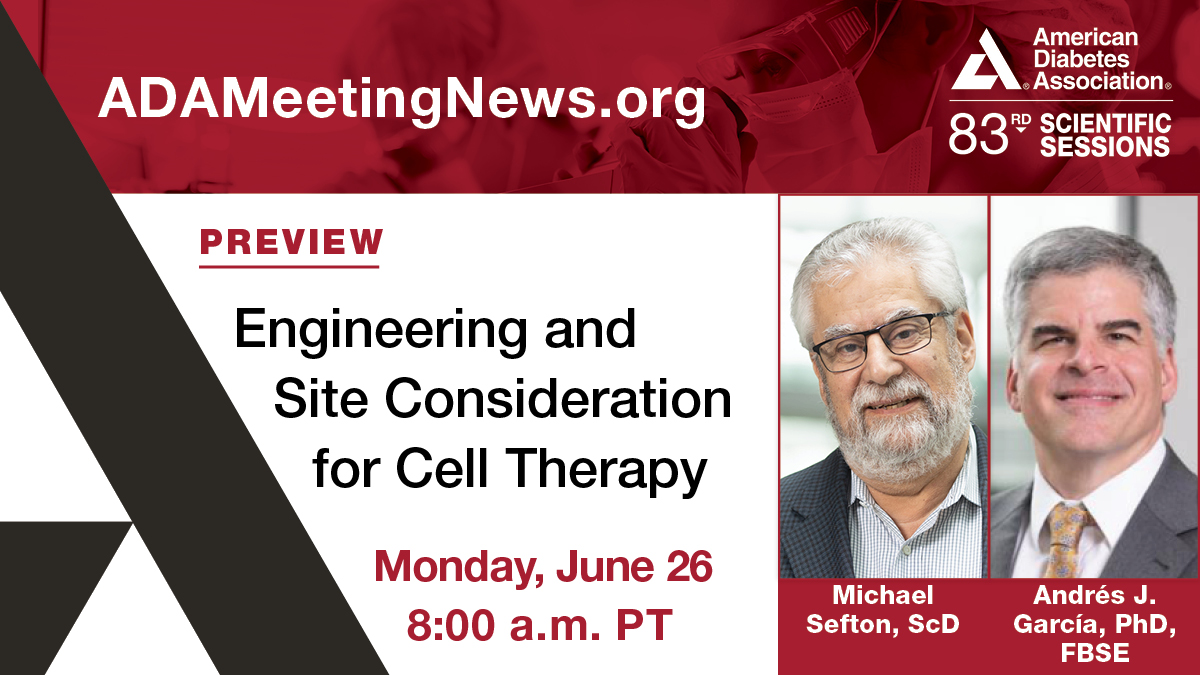 ADA DiabetesPro on Twitter "Scientists and engineers will outline cell