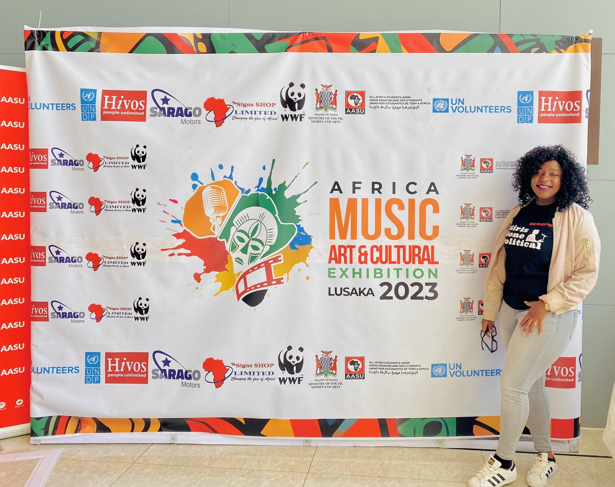 hon_kangwa's tweet photo. I also took time to attend a session on Student Activism at the ongoing AMACE exhibition hosted by Government of the Republic of Zambia under the Ministry of Youth, Sport and Arts ๐ญ All-Africa Students UNION & Pan African Youth Union
#AMACE23 #Zambia #GirlsGonePolitical https://t.co/tTjqyzRulM
