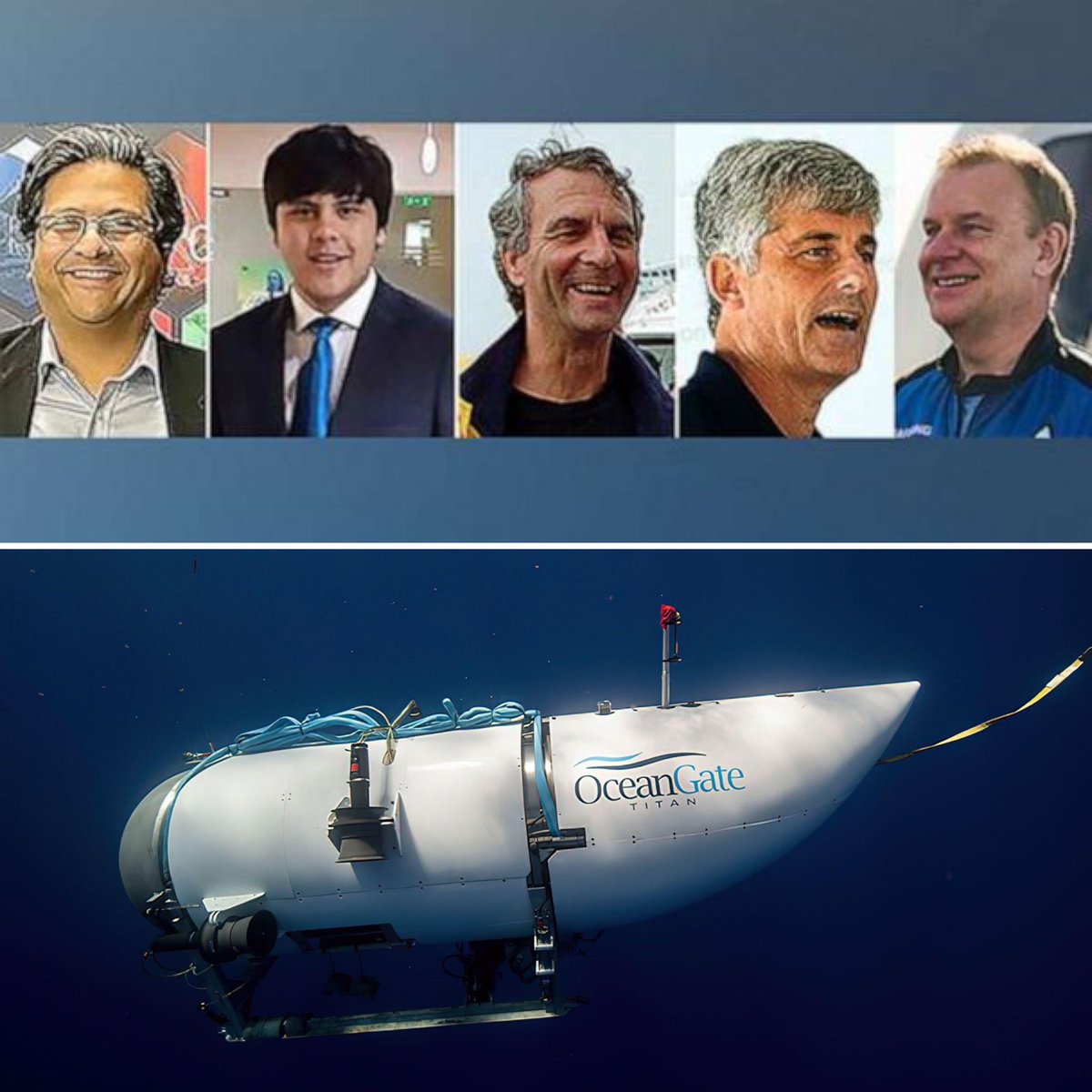 Confirmed: the 5-man crew of the Titan submersible have all very sadly died.💔

#OceanGate #Titan #Titanic #Submarine #TitanicChallenge
 #ShahzadaDawood