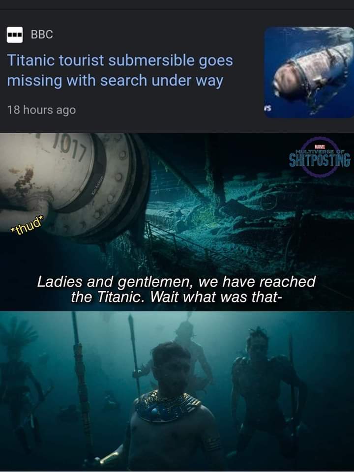 bernimator's tweet image. #Titanic #submersible #TitanicRescue #namor