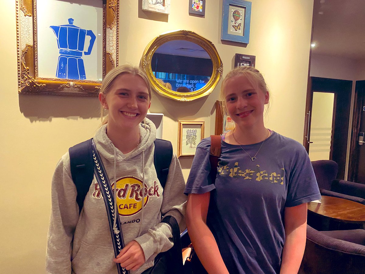 And Millie &amp; Heather makes TEN!

Over the moon to welcome this pair of heroes to Loughborough.

Gold DofE for Millie &amp; A Level Drama for Heather meant a late arrival &amp; an extremely busy day for them.

Delighted 🤎🏐