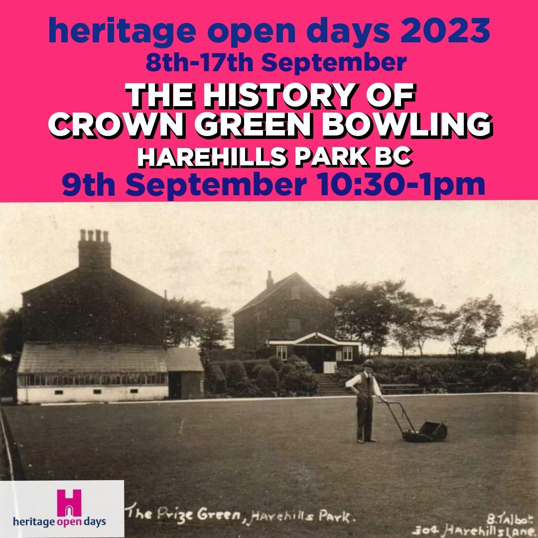 We are starting to pull together old images and stories of #crowngreenbowling for #heritageopendays week in September! If you have any photos to share with a caption to be included please pop us an email harehillsparkbc@outlook.com
#saveourcrowngreensleeds