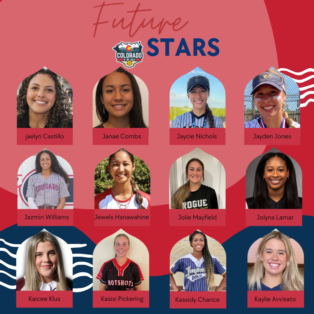 Future Stars 2023 18U 🤩 @KendallWells00 <a href="/KianaMcDowell4/">Kiana McDowell</a> <a href="/LaynaG_2024/">Layna Gerhard</a> <a href="/LHoltje/">Lily Holtje</a> <a href="/cox_micky/">McKenzie Cox 2024</a> <a href="/PresleyHarris10/">Presley Harrison 22</a> <a href="/rayray_raylei/">Raylei McKinney</a> <a href="/RyleeTurlington/">Rylee Turlington</a> <a href="/sydlessentine/">Sydney Lessentine</a> <a href="/TrinityKennemer/">Trinity Kennemer</a>  <a href="/janaecombs05/">Janae Combs</a> <a href="/jaycienichols/">Jaycie Nichols</a> <a href="/JaydenJones2024/">Jayden Jones</a> <a href="/jewelshana2023/">Jewels Hanawahine</a> <a href="/KasidiPickering/">kasidi pickering</a> <a href="/KChance2024/">Kassidy Chance</a> <a href="/kaylieavvisato/">Kaylie Avvisato</a>
