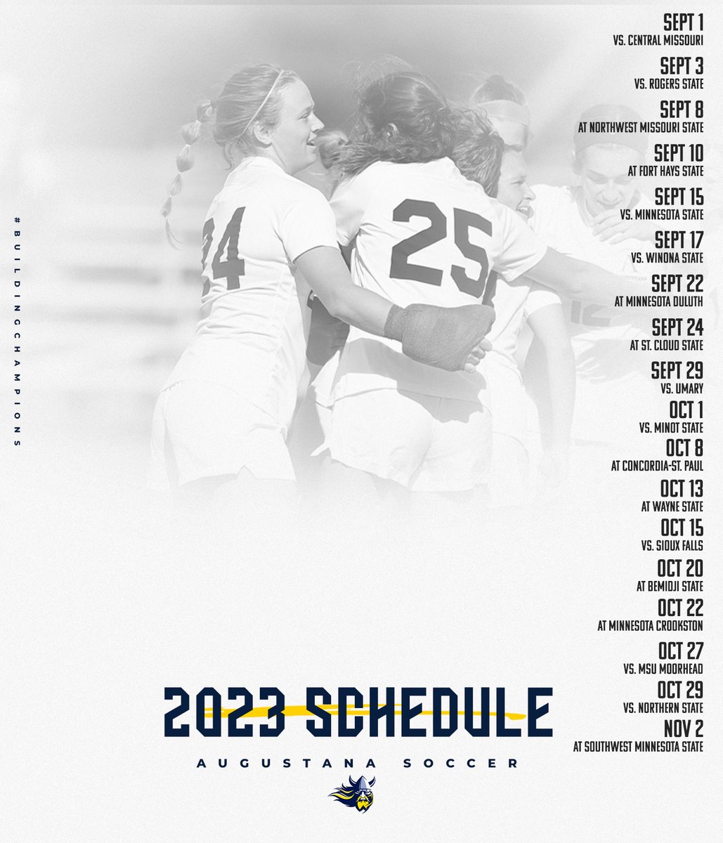 It's here! 

We've got nine home games on our schedule for 2023 ⚔️

Full Schedule ➡️ bit.ly/3Bcgqwf

#BuildingChampions