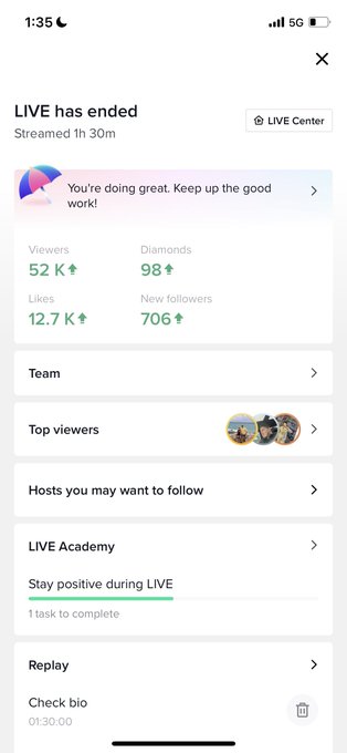 If you&rsquo;re not going live on TikTok you should be!!! 2 of my accounts at the same time today! This is