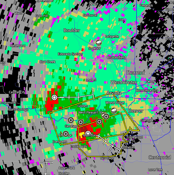 Jonathan Vigh on Twitter "A significant hailstorm with radar estimated
