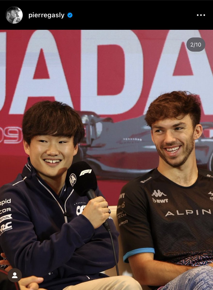 __lilday's tweet photo. @leclercsletters @yukitsunoda07 @PierreGASLY I confirm, they miss each other @yukitsunoda07 @PierreGASLY https://t.co/ilklVv8Kr4