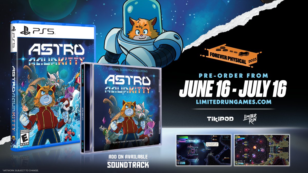 Pick your crew, then blast off to investigate mysterious water filled asteroids.

Pre-order Astro Aqua Kitty today on PS5: bit.ly/3qAzjYL