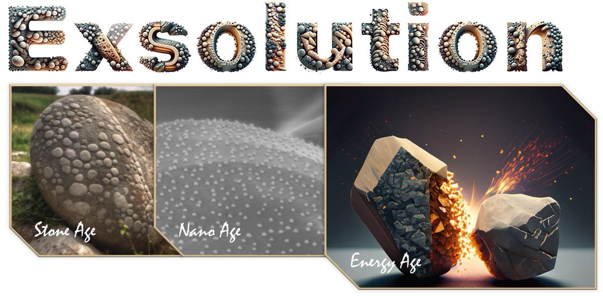 Dragos__Neagu's tweet photo. @JPhysEnergy @MatCoRE_NCL @EvangelosPapai1 @univgroningen @ScienceLinX @Acarrillodt @TUeindhoven @mit_nse @UniofNewcastle @StAndrewsChem @tu_wien Over the last decade #exsolution has evolved from a geological curiosity - 'the stone age' - to highly controlled, multifunctional nanomaterials - 'nano age'. We think it's heading into the 'energy age'!
What do you think? https://t.co/tiOamb3jAn