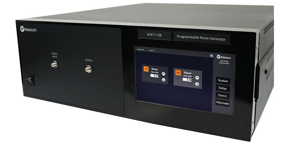 WTGinnovation's tweet image. The Noisecom UFX7000B broadband additive white Gaussian noise (AWGN) generator has a powerful single board computer with a flexible architecture used to create complex custom noise signals for advanced test systems. Learn more: hubs.la/Q01VxKGt0 #TestAndMeasurement #AWGN