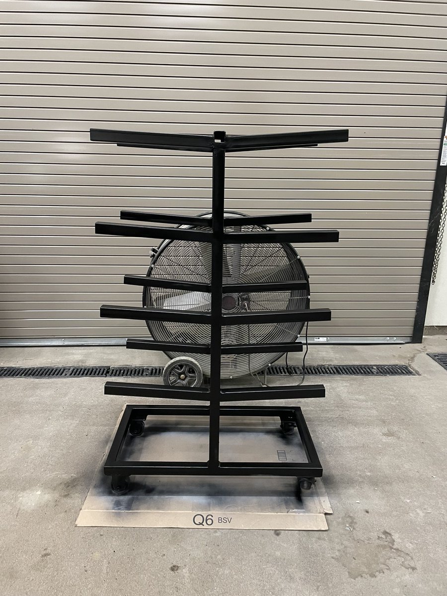 My latest project. It will hold 10 greens mower reels. The metal and the casters we spent just under $300. I’m pretty happy with how it turned out.