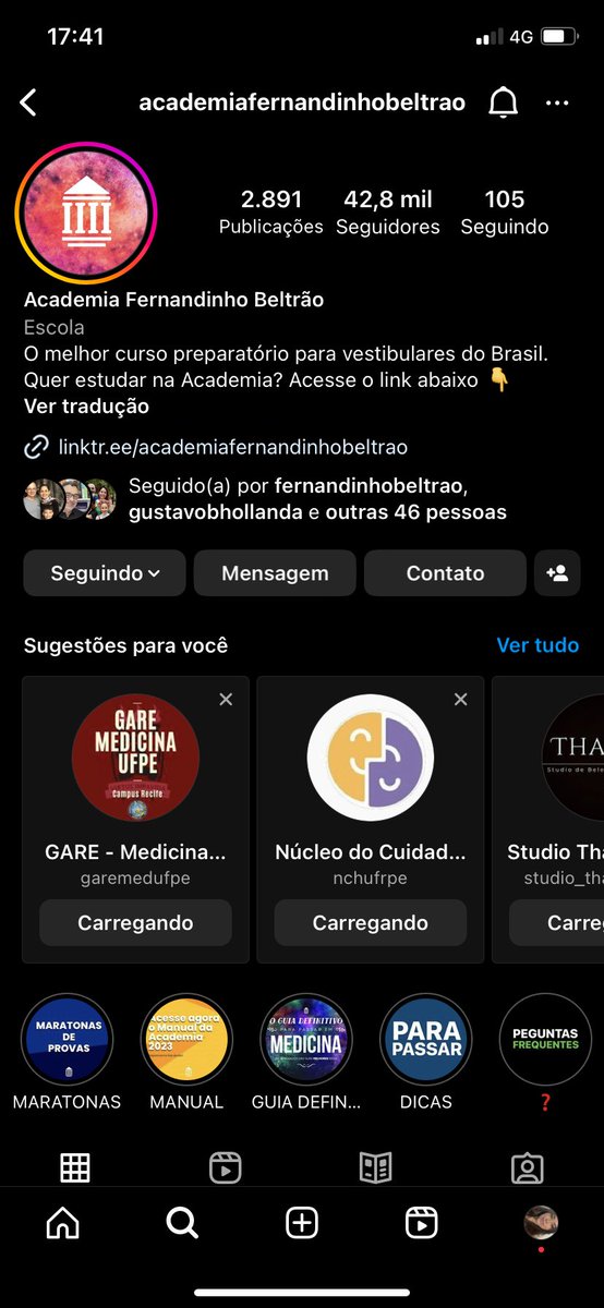 studymmsg's tweet image. tenho pouco alcance aqui, mas Fernandinho, da academia de estudos, teve a plataforma e todas contas dele de email e youtube hackeados desde ontem, ele ta dando aulas em forma de live no insta pra não deixar os alunos na mão! quem puder, deixa uma forcinha e carinho lá, na moral🫶🏻