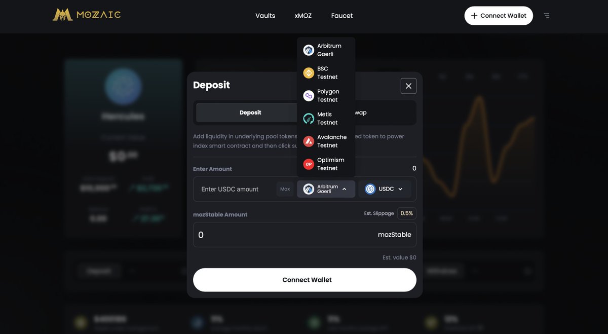 Vault interactions are now live on Testnet ✨

Harnessing <a href="/LayerZero_Labs/">LayerZero Labs</a> technology, users with the 'Alpha Tester' role in our Discord are now able to deposit and withdraw into the Hercules vault across six different chains.