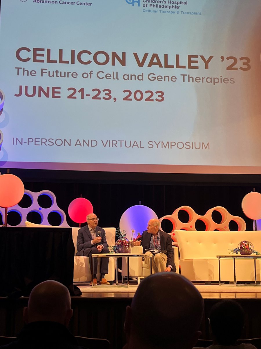PennMedicine's tweet photo. Some of the brightest medical minds have joined us for #CelliconValley, where the future of cell and gene therapies is coming into view. Today's speakers featured many of our own, including #immunotherapy trailblazers @carlhjune and @BLLPHD, and #mRNAvaccine pioneer @WeissmanLab. https://t.co/HIVXJPSnOI
