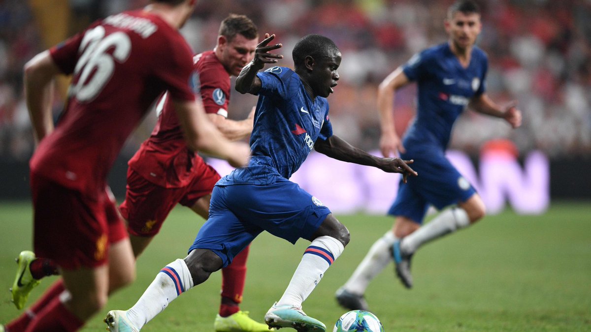 AakashDhruva's tweet photo. One legged Kante is better than the current Chelsea squad. What a warrior. Won us big games and big trophies 🏆 https://t.co/ERtHCjjFD1
