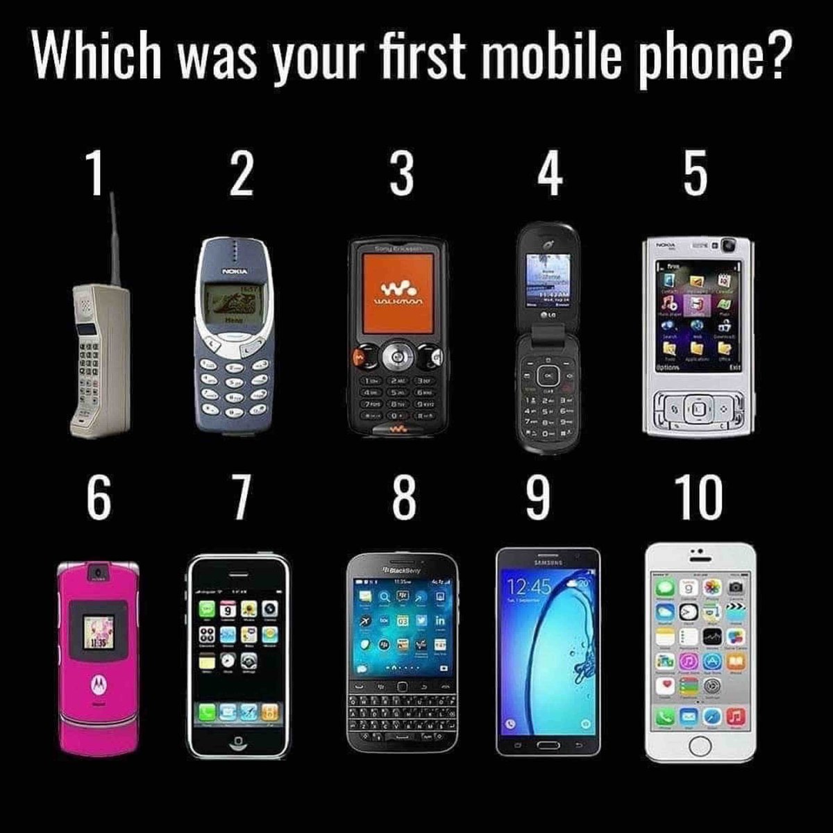 Which one was your FIRST phone? 📱 #TBT (via: officialflashback90s)