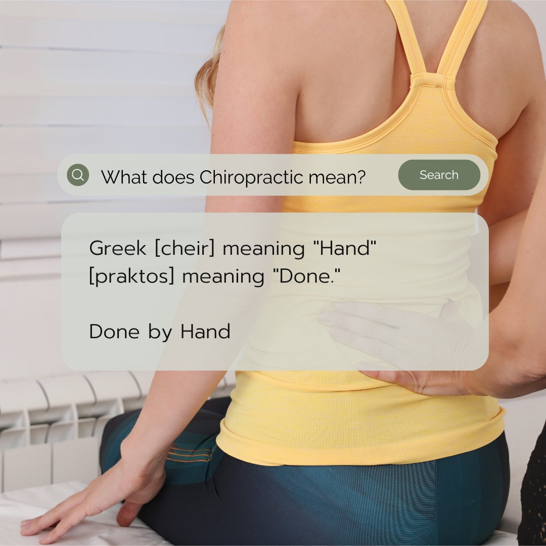 chrishoganchiro's tweet image. What does Chiropractic mean? ➡️ It means “Done by Hand.” 
Adjustments are powerful enough to help your body remove any interference that may be causing ailments in your life. 🙌🏼✨

#ChiropracticWorks #GetAdjusted #ChiropracticCare #Chiropractice #ChiropracticLifestyle