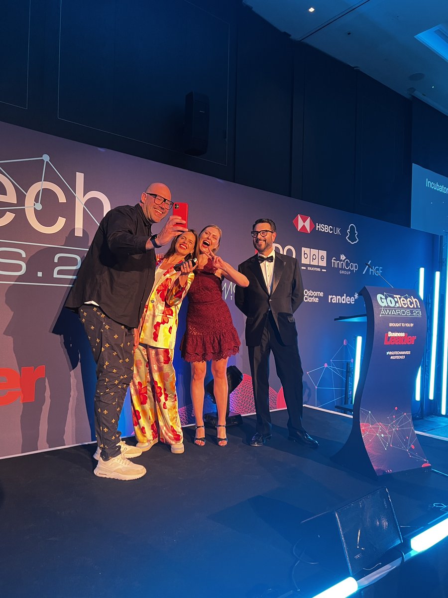 GoTechAwards's tweet image. Andreas Adamides from Helm is next to present the winner for Incubator Or Accelerator Of The Year...

@Lloyds_Lab 👏

#GoTech23 brought to you by Business Leader