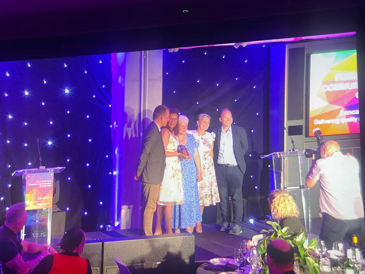Congratulations Lancaster Medical Practice  for winning Primary Care or Community Research Team of the Year award 🖤 #nwcawards <a href="/LSCICB/">Lancashire and South Cumbria ICB</a>