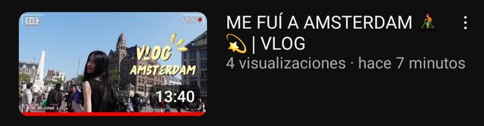 He subido un vlog nuevo! Ve a verlo y dale amorcito 🖤 https://t.co/M2dZbNoFVH https://t.co/7DCVrl7Ro