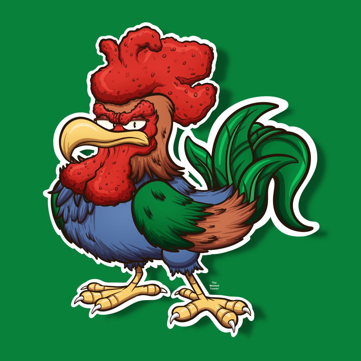 Grouchy rooster 😤🐓
-
#rooster #chicken #bird #animal #wildlife #nature #farm #farmanimal #cartoon #themaskedtooner #vector #vectorart #stockphoto #illustration #tshirtdesign #cartoontshirt #dutchartist #characterdesign #graphicdesign #cartoonphoto #photocartoon #stickerart