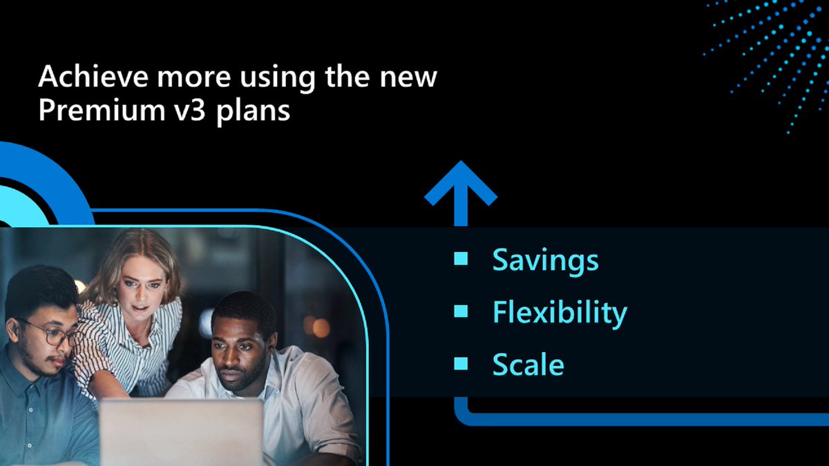 Azure's tweet image. Want more operational flexibility?

Check out our adjustable, cost-efficient Azure App Service plans: msft.it/6012gqDW4 #AzurePaaS