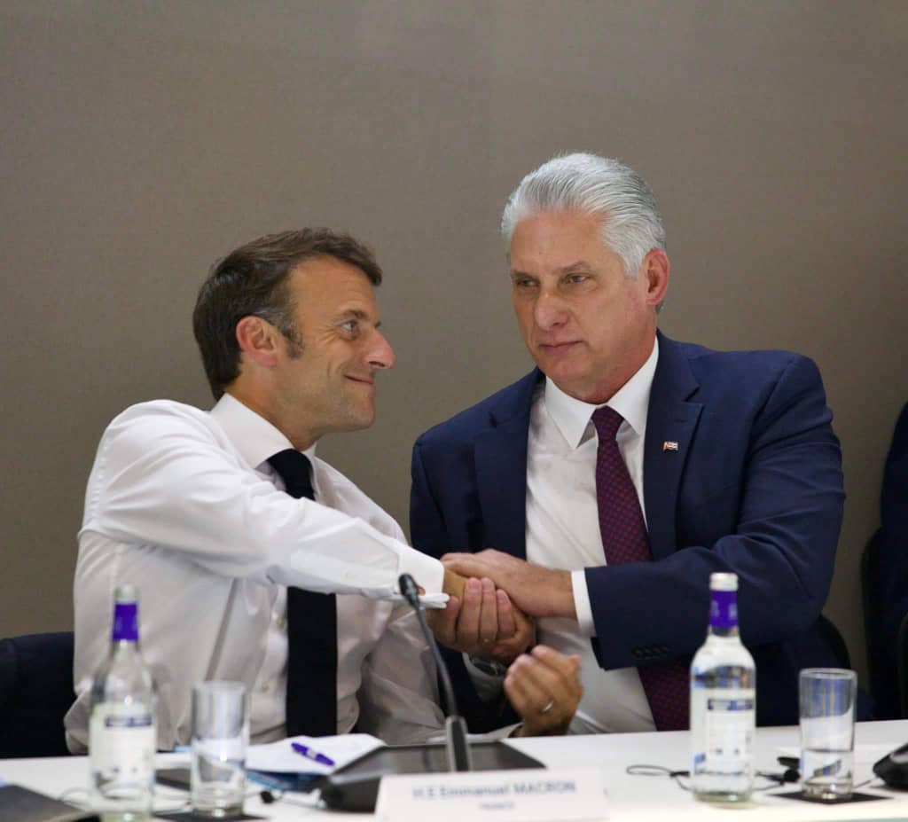 .<a href="/DiazCanelB/">Miguel Díaz-Canel Bermúdez</a> en Cumbre del #NuevoPactoFinanciero Mundial: "Urge, como la mayor de todas las urgencias, un nuevo y más justo orden internacional". #CubaG77