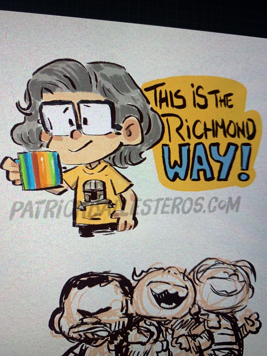 PatrickBallest's tweet photo. WIP for a new sticker sheet just in time for SDCC. Hopefully you can guess the theme 😂.
#tedlasso #patrickballesteros #sdcc #sdcc2023 https://t.co/cTrreTXEql