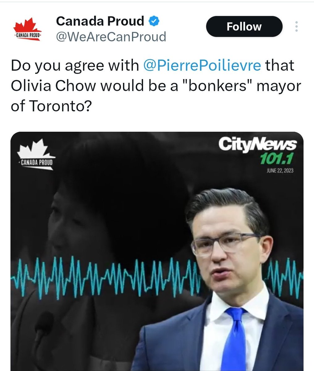 Canada Proud and Pierre Poilievre that's 2x the misogyny.