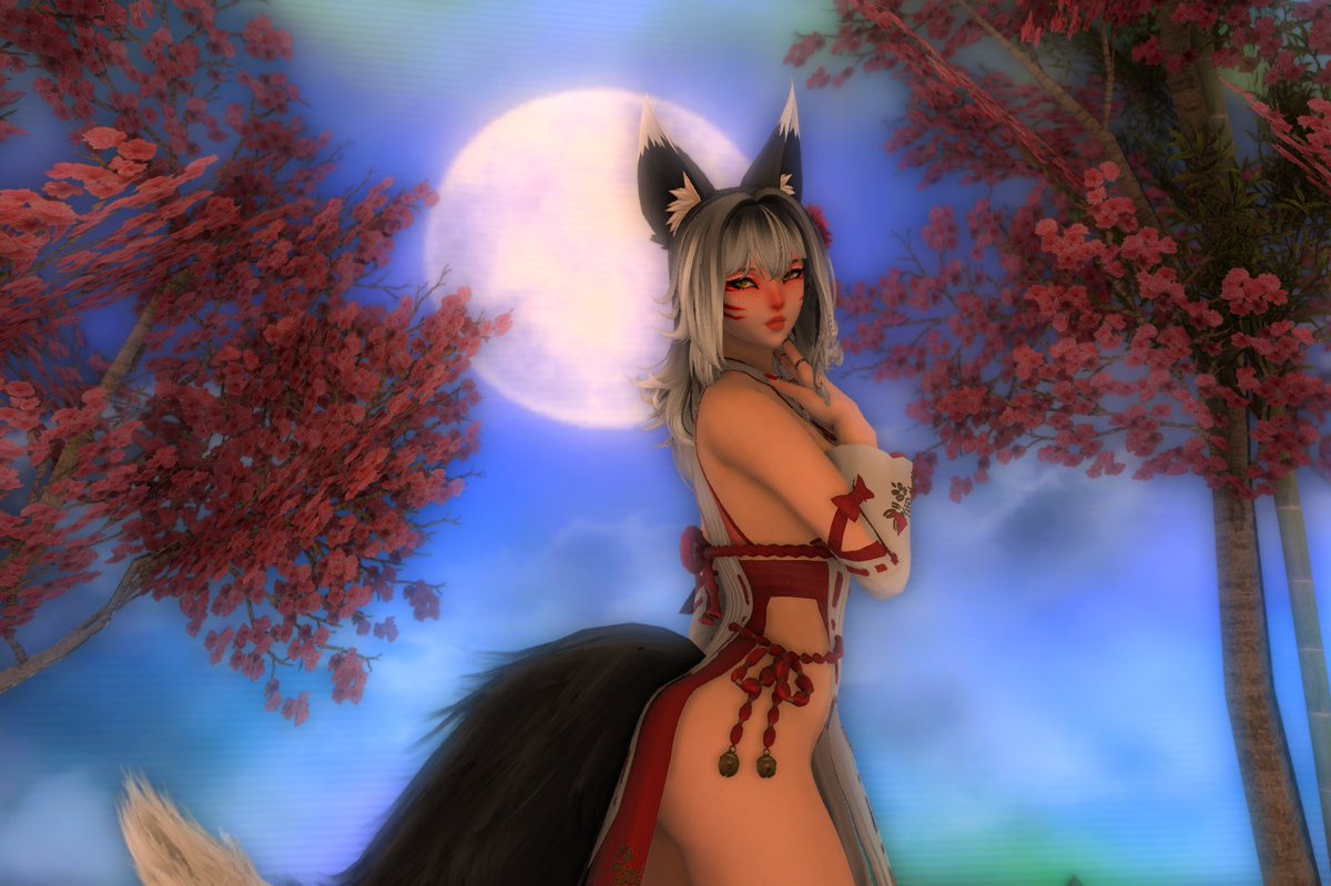 magpie_FFXIV's tweet photo. Tamsyn hired a kitsune to run her shop for her while she's away and the reports of bi-panic have been flooding in 😘

#GPOSERS | #gpose | #GPOSER | #ffxiv | #Viera | #Kitsune https://t.co/b7XXMCAdLR