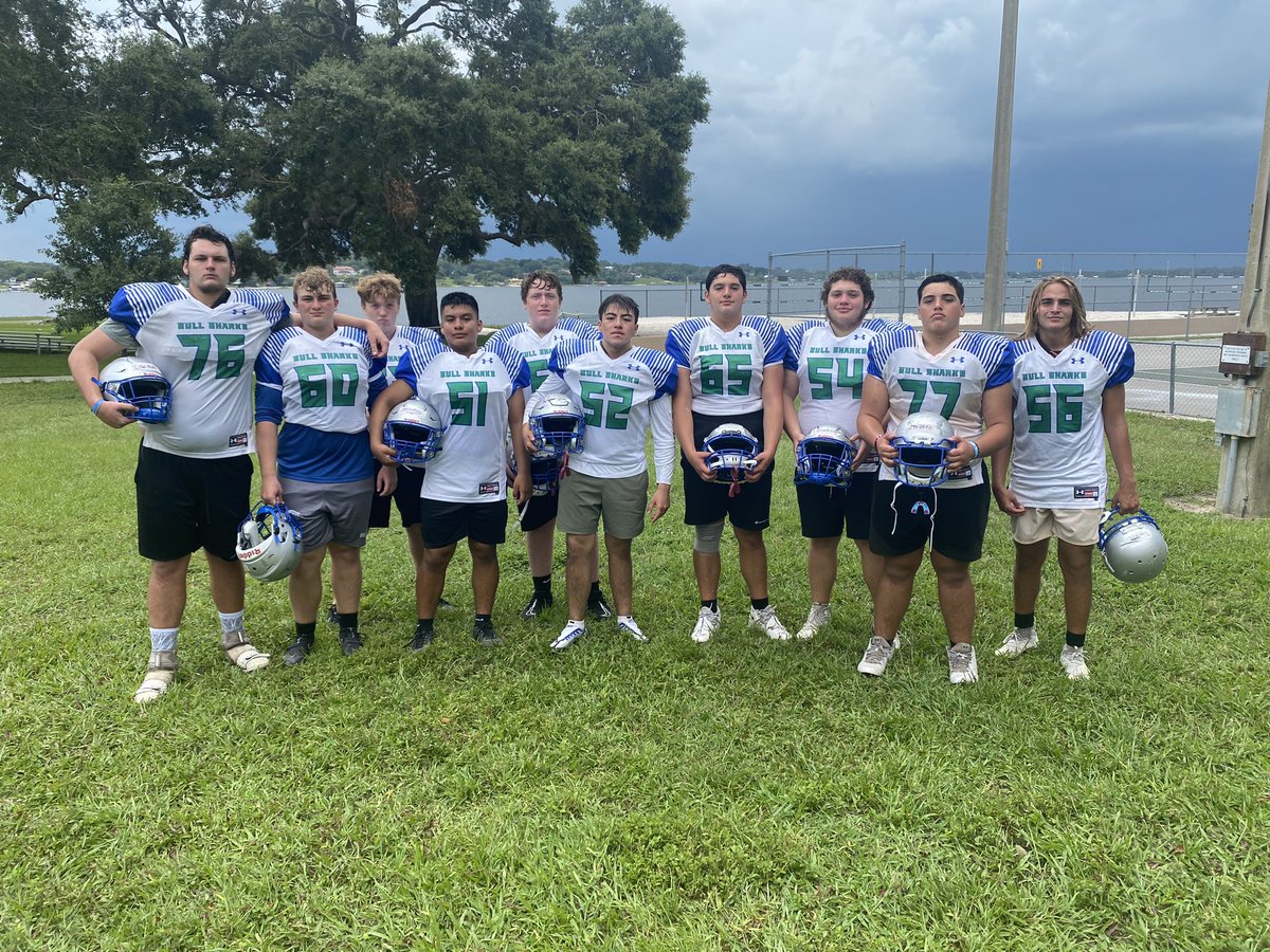 mcguirefbcoach's tweet photo. Camp Circuit continued this week! These 10 completed the #DownAndDirty lineman camp (one of the toughest in the country)! Coach @Coachshaferfb and myself were very proud of their effort. #BeAMule @Webberfootball @coa https://t.co/Os1q09Xjj8