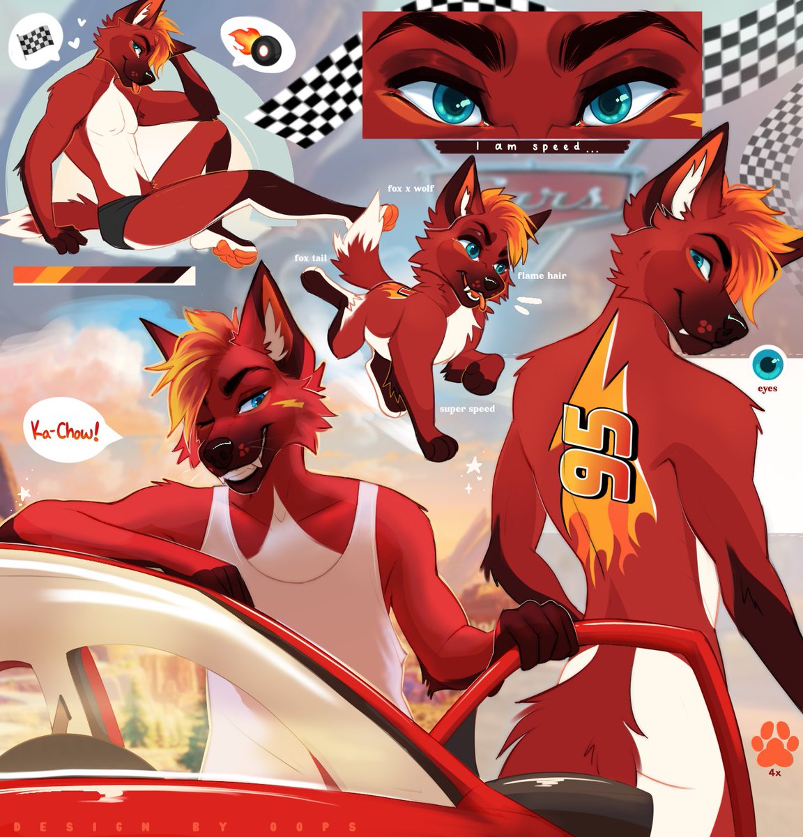 oops_cry's tweet image. Lightning McQueen ⚡️🔥🏁