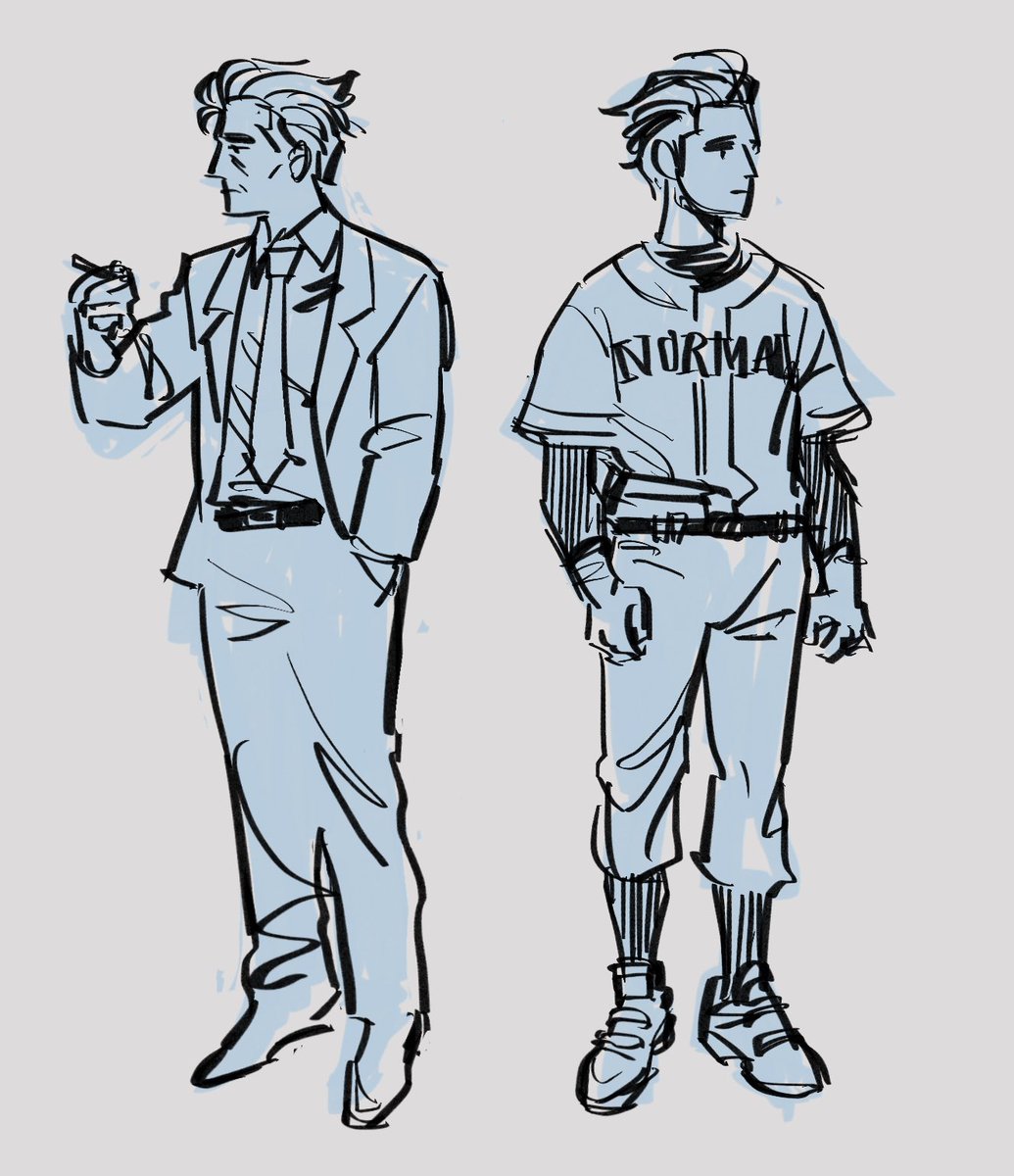 eebzly's tweet photo. pkmn iPad test! (Larry &amp; Rika)
I think Larry used to play baseball…
#PokemonScarletViolet https://t.co/dUA703GOeK