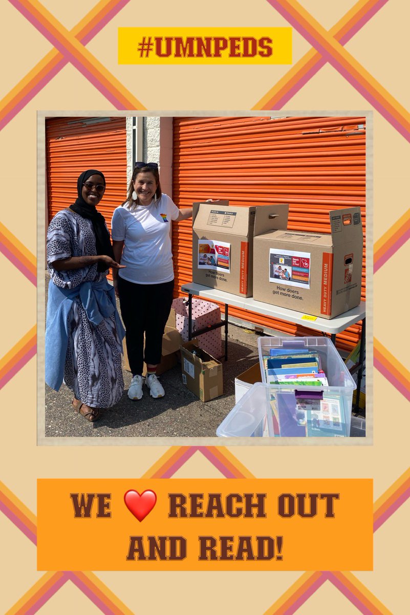 UMN Pediatrics Residency Program (@umnpedsres) on Twitter photo We were so excited to
donate over 400 books to <a href="/ReachOutRead_MN/">Reach Out & Read Minnesota</a> from our 1st annual residency book drive! Huge kudos to our residents for organizing it!
#Pediatrics #earlychildhoodliteracy
#UMNProud We were so excited to
donate over 400 books to <a href="/ReachOutRead_MN/">Reach Out & Read Minnesota</a> from our 1st annual residency book drive! Huge kudos to our residents for organizing it!
#Pediatrics #earlychildhoodliteracy
#UMNProud