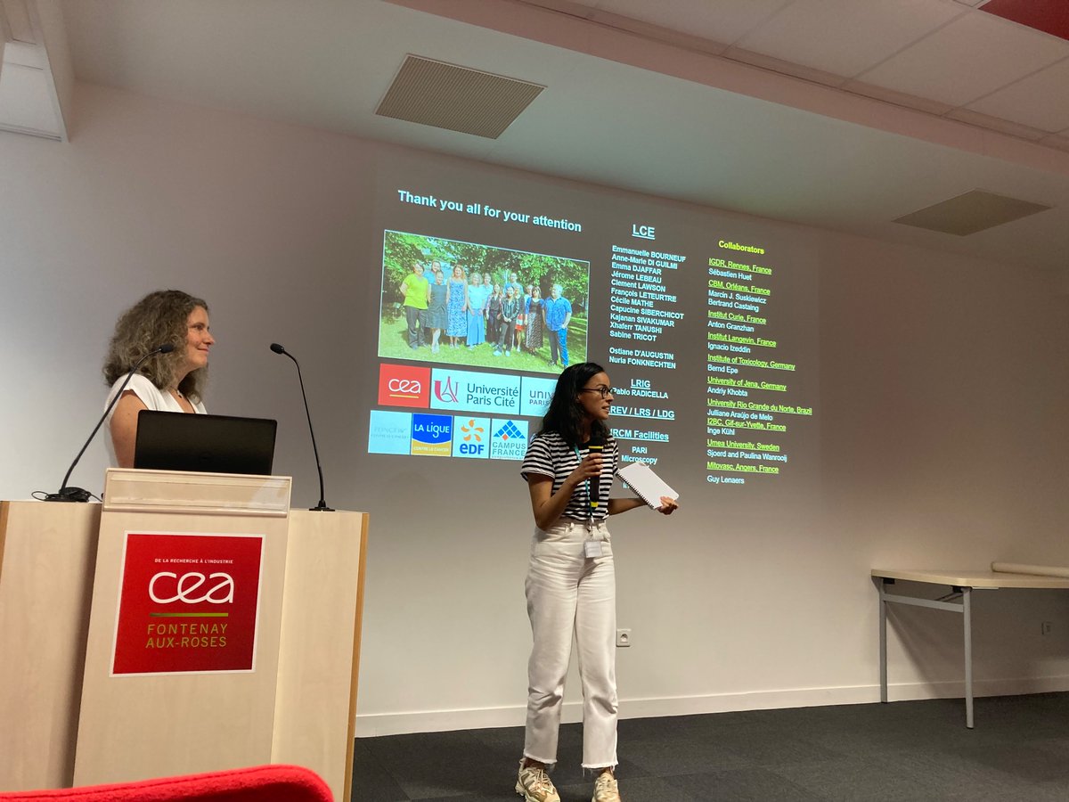 AnnabelQuinet's tweet photo. Exciting and inspiring scientific day today with my wonderful colleagues at the Journee IRCM! @anna_campalans opened it with a great talk and @jennysingh91 did an amazing job as chair of the session! https://t.co/a2QFp35zgp
