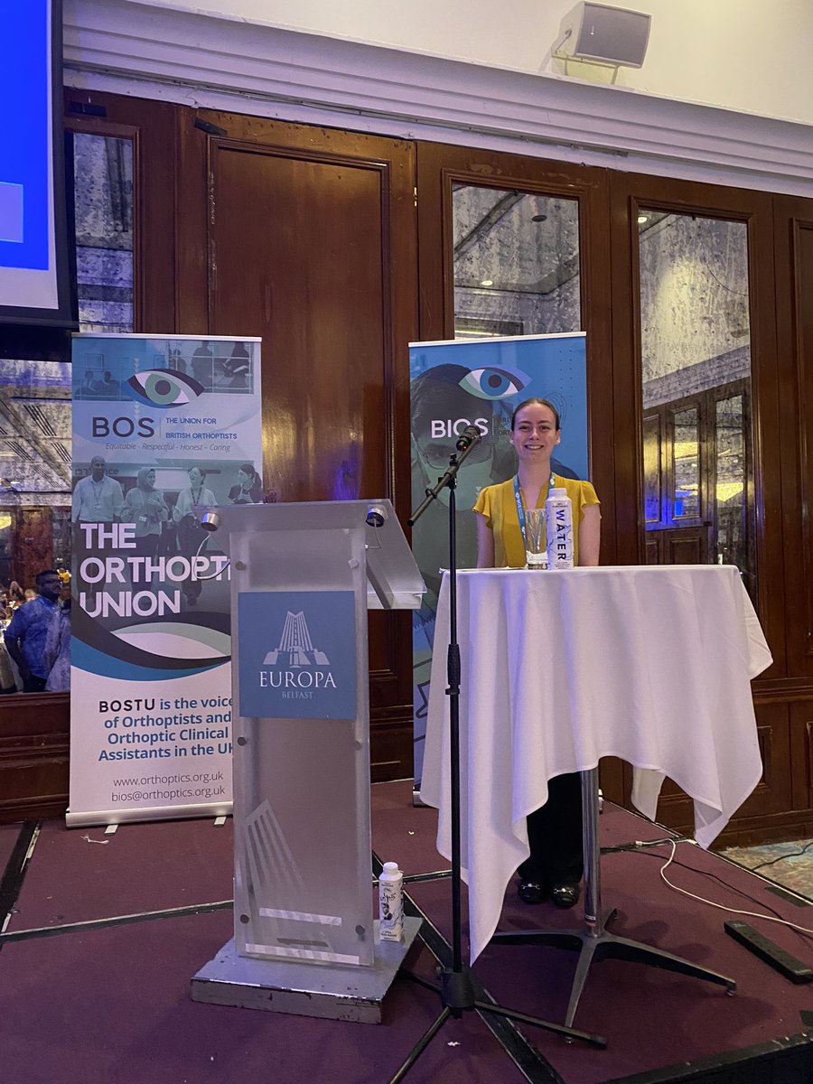 DaniOrthoptics's tweet photo. Had a great day at the BIOS conference today and was excited to present my final year project! @BIOS_Orthoptics @GCU_Orthoptics @GCUVisSci https://t.co/H0xbtKFOZZ