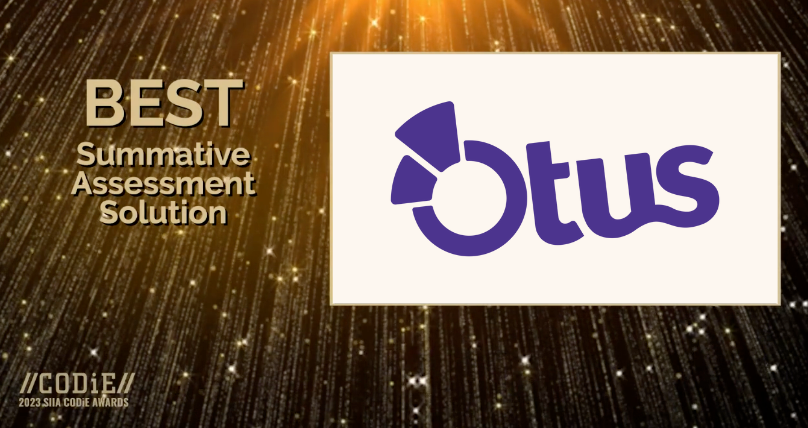 We're over the moon to be named a 2023 #CODiEAwards winner for Best Summative Assessment Solution! 🎉 

Thank you to <a href="/SIIA/">SIIA</a> and the <a href="/CODiEAwards/">CODiE Awards</a> judges for their thorough review and for recognizing Otus as the best in K-12 #EdTech!