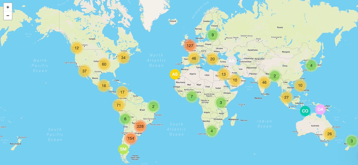 DeepTalkAI's tweet image. 🤗 We are happy to announce that we have surpassed 30 countries where users are analyzing text data with Deep Talk

Our main markets are:
- USA 🇺🇸
- France 🇫🇷
- UK 🇬🇧
- Australia 🇦🇺
- Brazil 🇧🇷
- Argentina 🇦🇷
